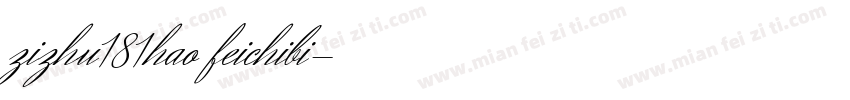 zizhu181hao feichibi字体转换